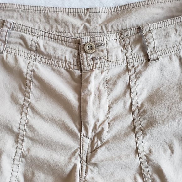 KOPPEN Slash Pocket Walking/Hiking Womens Rolltab Outdoor Tan Shorts SZ 8 - Picture 6 of 16